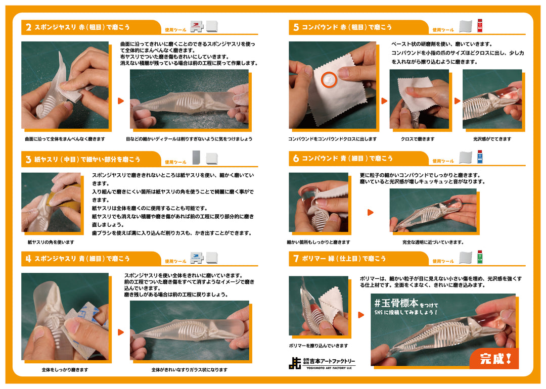 玉骨標本専用磨きキット