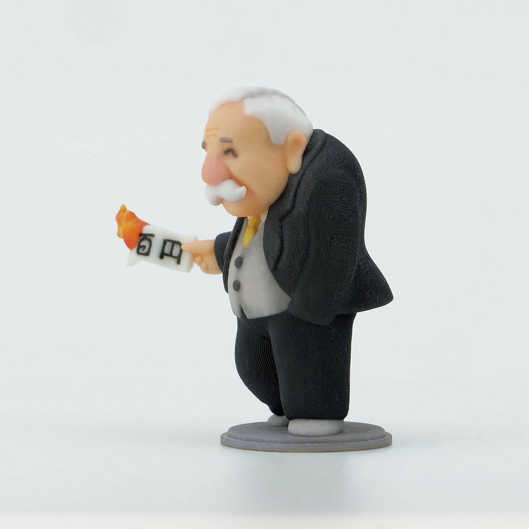 どうだ明るくなったろう 成金おじさん｜風刺画 和田邦坊 アクリルスタンド付き