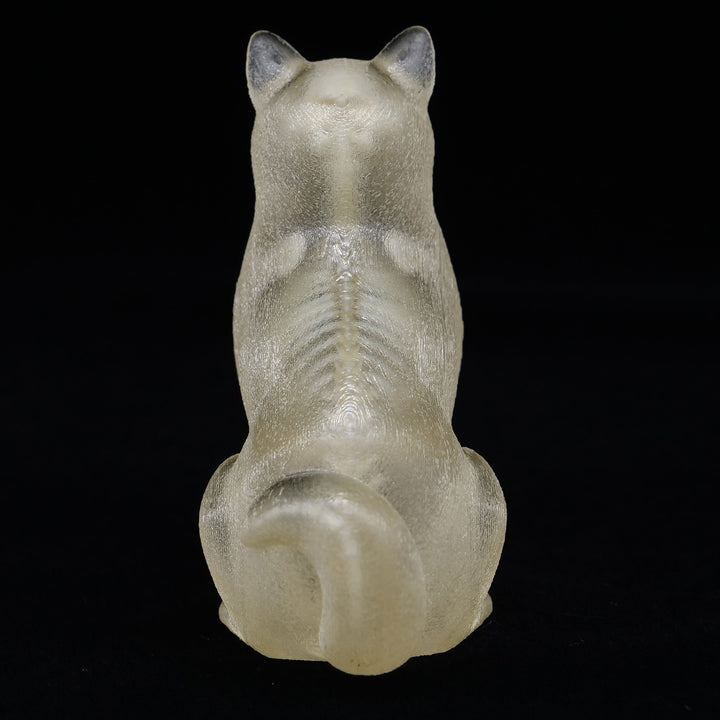 玉骨標本　シバイヌ　Sサイズ　半完成品(研磨なし)